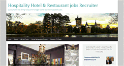 Desktop Screenshot of hotelrestaurantrecruiter.com